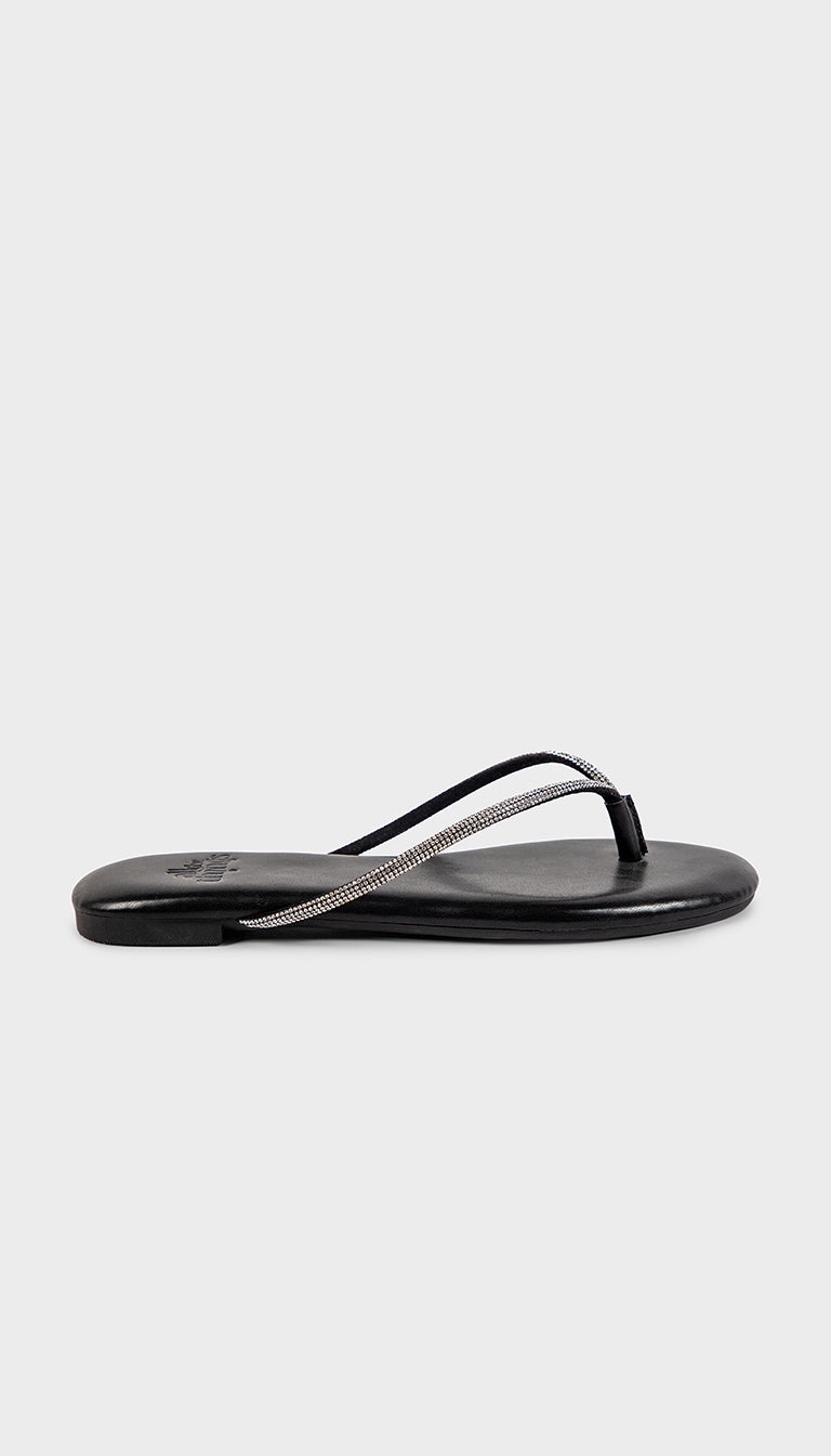 Vera Sparkly Flat Sandal All The Things