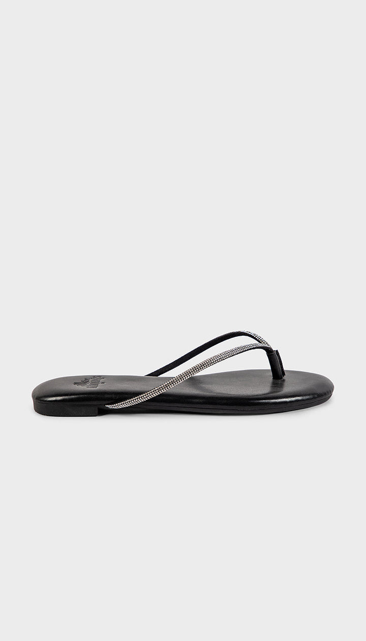 Vera Sparkly Flat Sandal All The Things