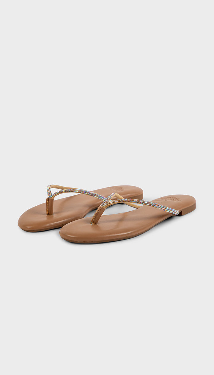 Vera Sparkly Flat Sandal All The Things