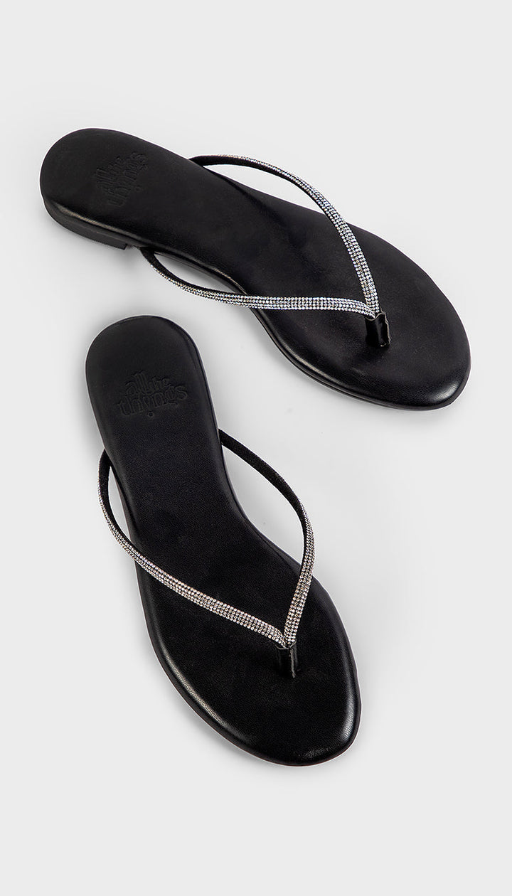 Vera Sparkly Flat Sandal All The Things